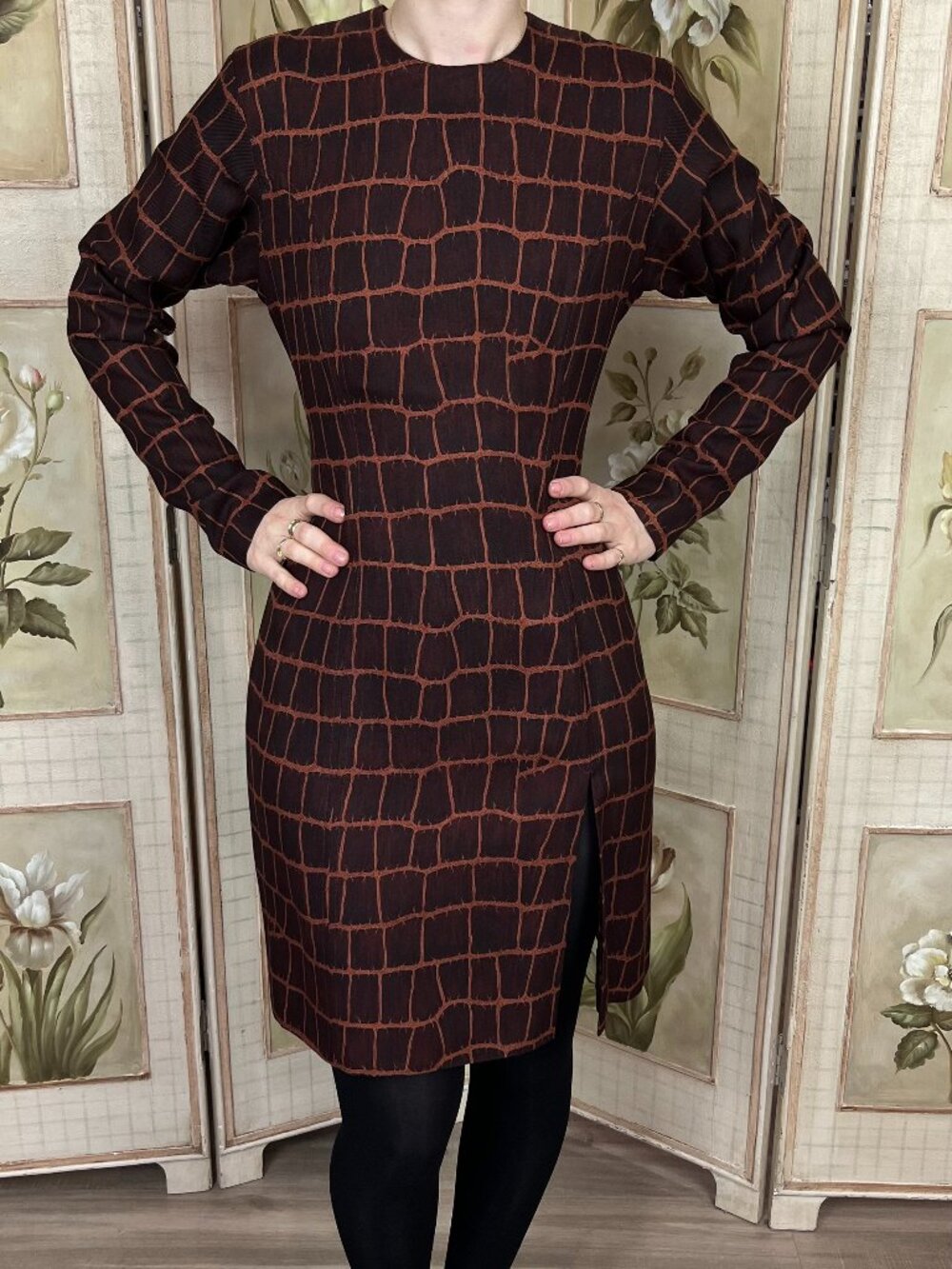 Vintage Todd Oldham Giraffe Print Dress